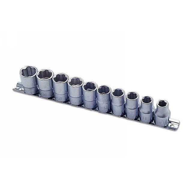 Laser Tools Socket Set Pozitiv-Lock 1/2"D 10pc - PL