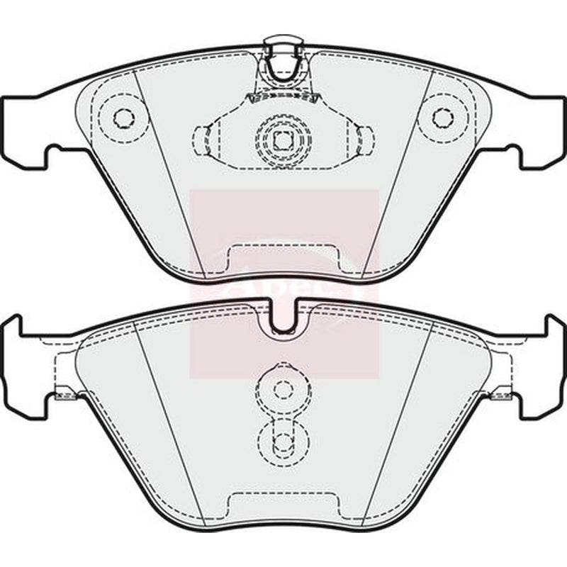 Apec Front Brake Pad Set PAD1991