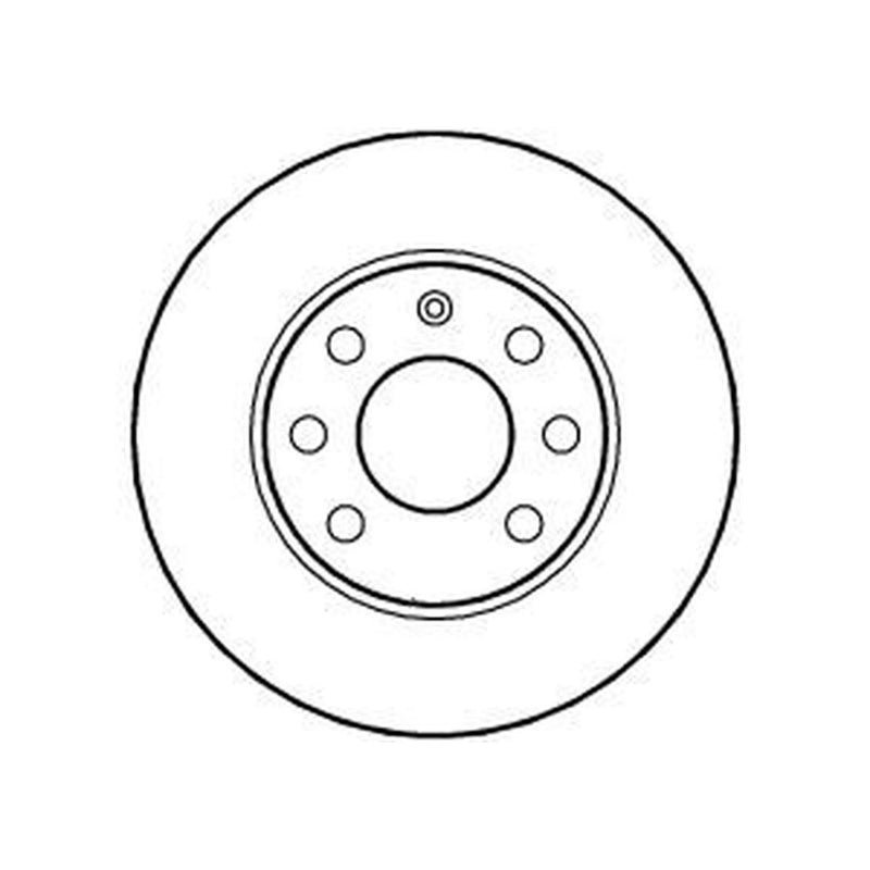 Abtex 2 x Vented Front Brake Discs BD897V