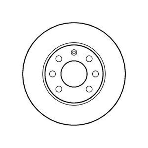 Abtex 2 x Vented Front Brake Discs BD897V