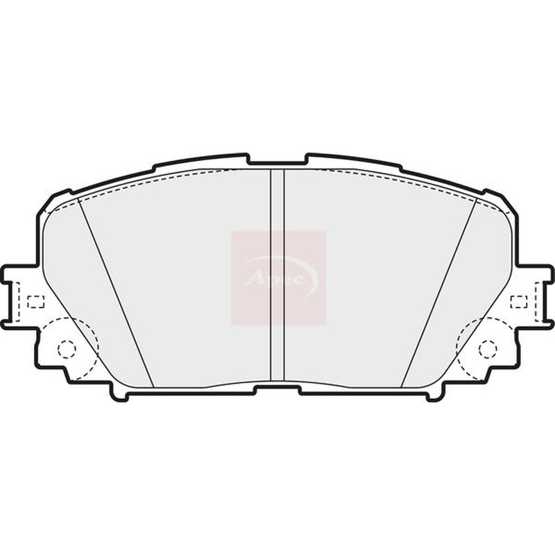 Apec Front Brake Pad Set PAD1572