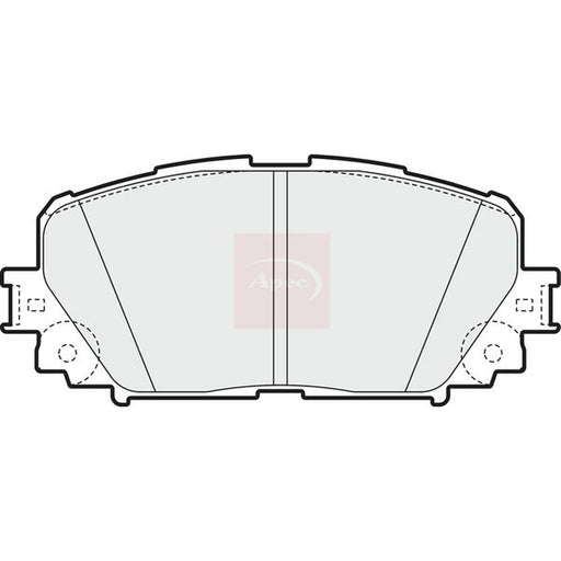 Apec Front Brake Pad Set PAD1572