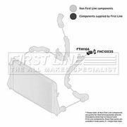 First Line Intercooler Turbo Charge Air Hose FTH1166