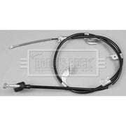 Borg & Beck Handbrake Cable Left Rear BKB3768