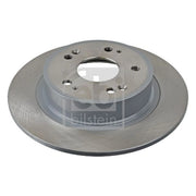 Febi 2 x Solid Rear Brake Discs 108486