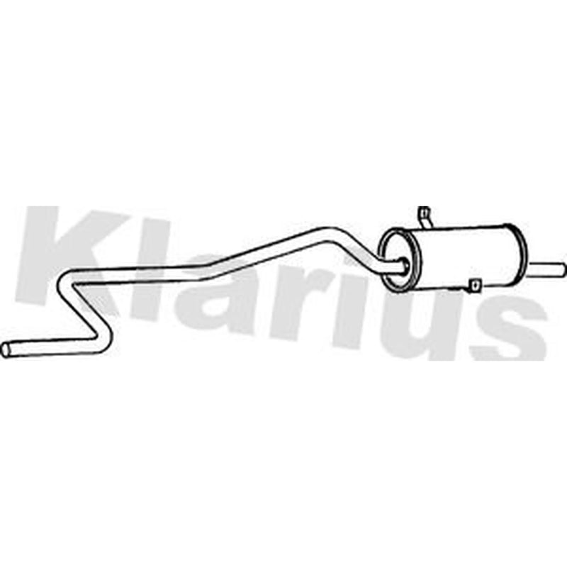 Klarius Box With Tail Pipe Rear DN162V
