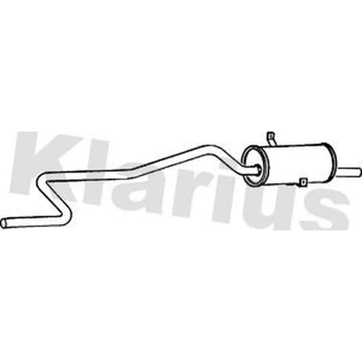 Klarius Box With Tail Pipe Rear DN162V