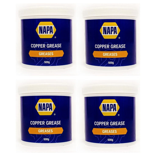 4x NAPA Car Brake Calipers Pads Discs Squeal Anti Seize Copper Grease 500g Tub NAPA  - Town Parts