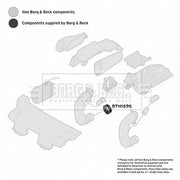 Borg & Beck Intercooler Turbo Charge Air Hose BTH1696