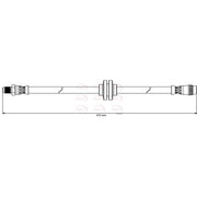 Apec Brake Hydraulic Hose Line Front HOS4158