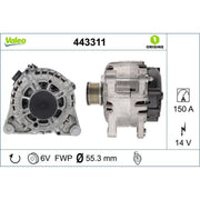 Valeo Car Alternator 12V 443311