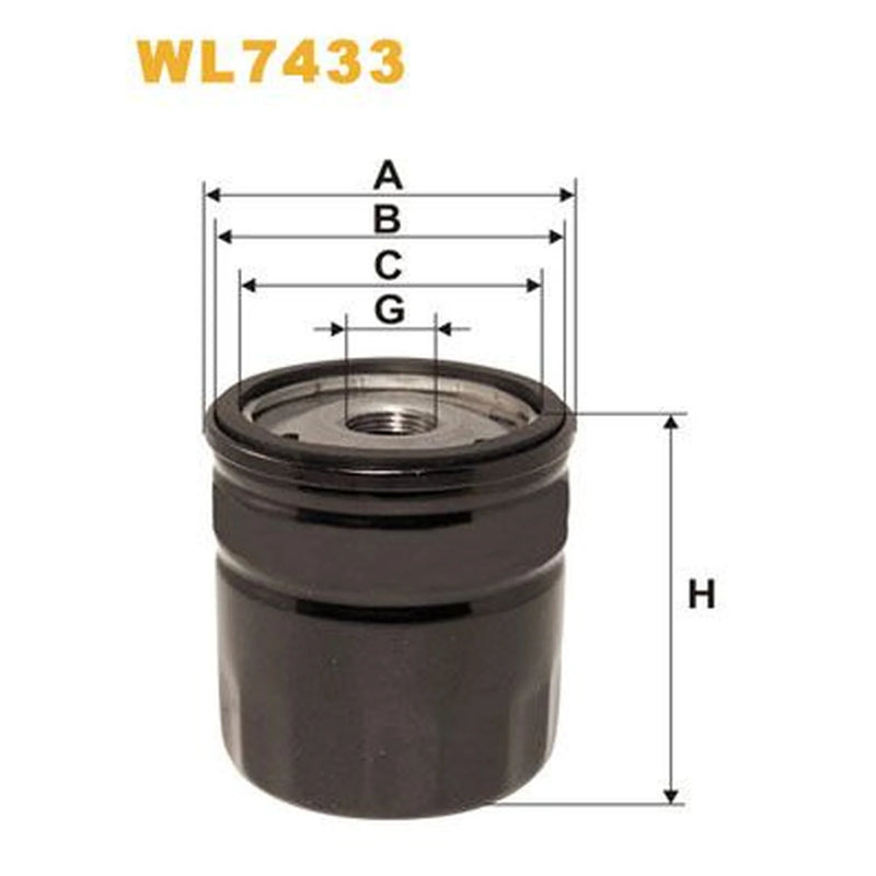 WIX Engine Oil Filter WL7433