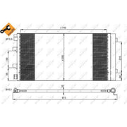 NRF Air Conditioning Condenser Front 35972