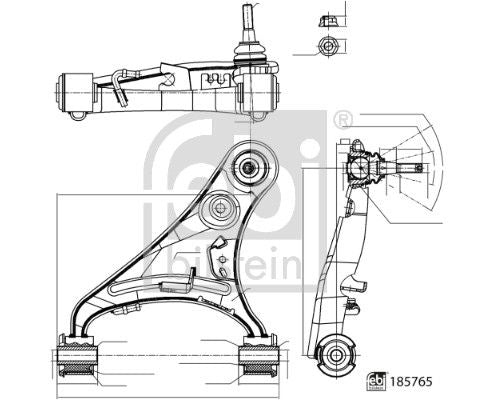 Febi Control/Trailing Arm Upper