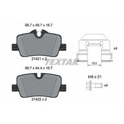 Textar Rear Brake Pad Set 2142101