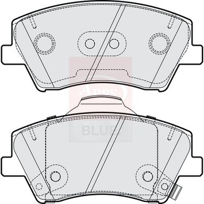 Apec Front Brake Pad Set PD4300