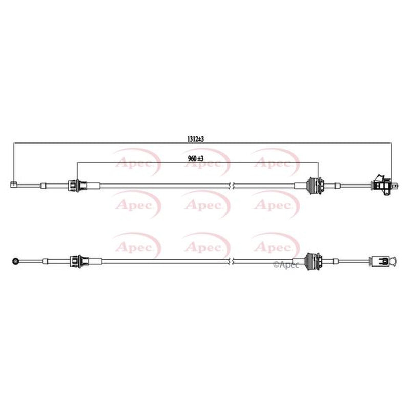 Apec Manual Transmission Cable Pull CAB7017
