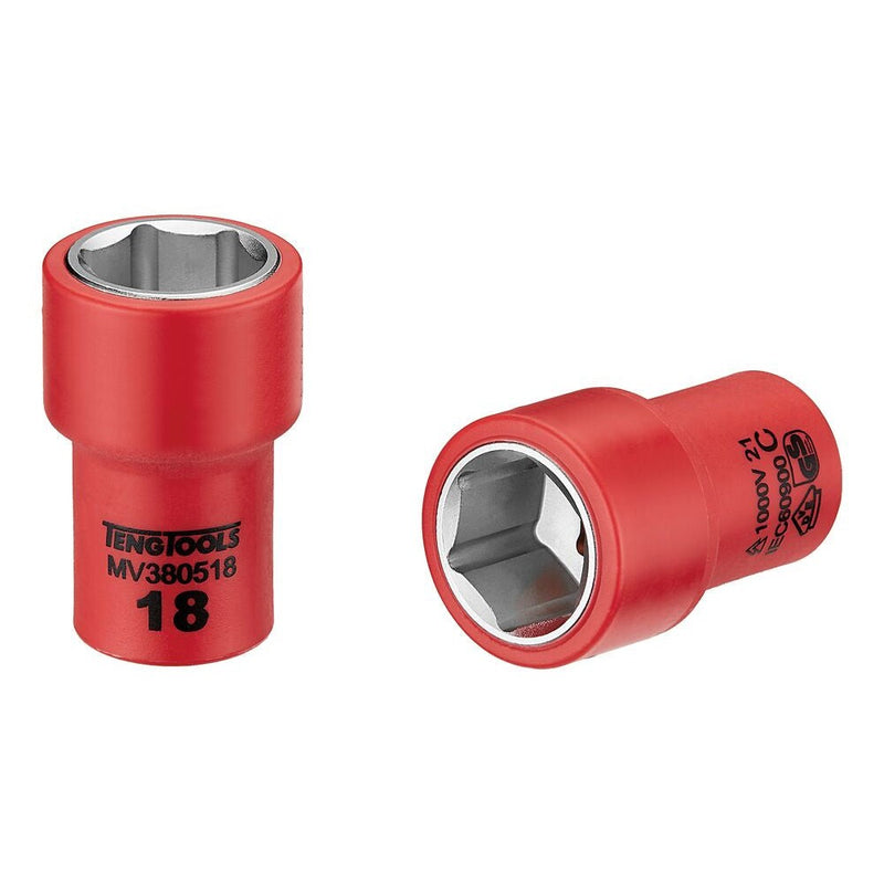 Teng Tools Insulated Socket 3/8" Drive 6mm