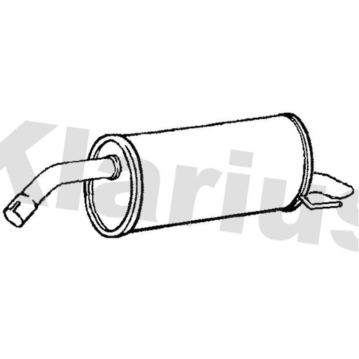 Klarius Box With Tail Pipe Rear GM785X