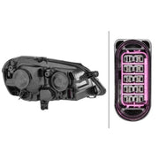 Hella Headlight Headlamp H7/H1 Left 1EE 247 019-211