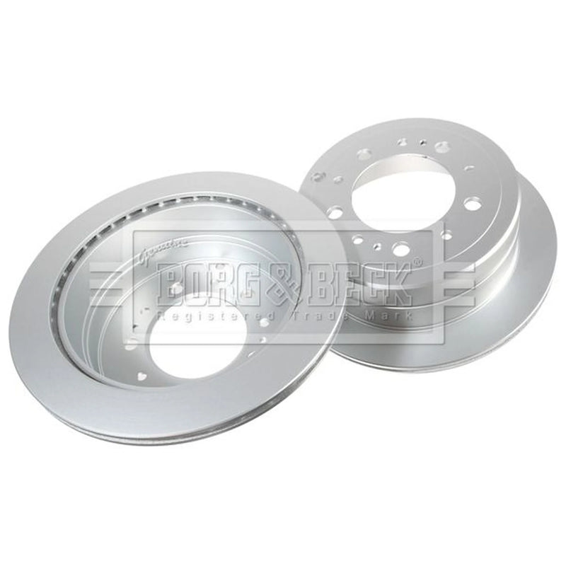 Borg & Beck 2 x Vented Rear Brake Discs BBD4343