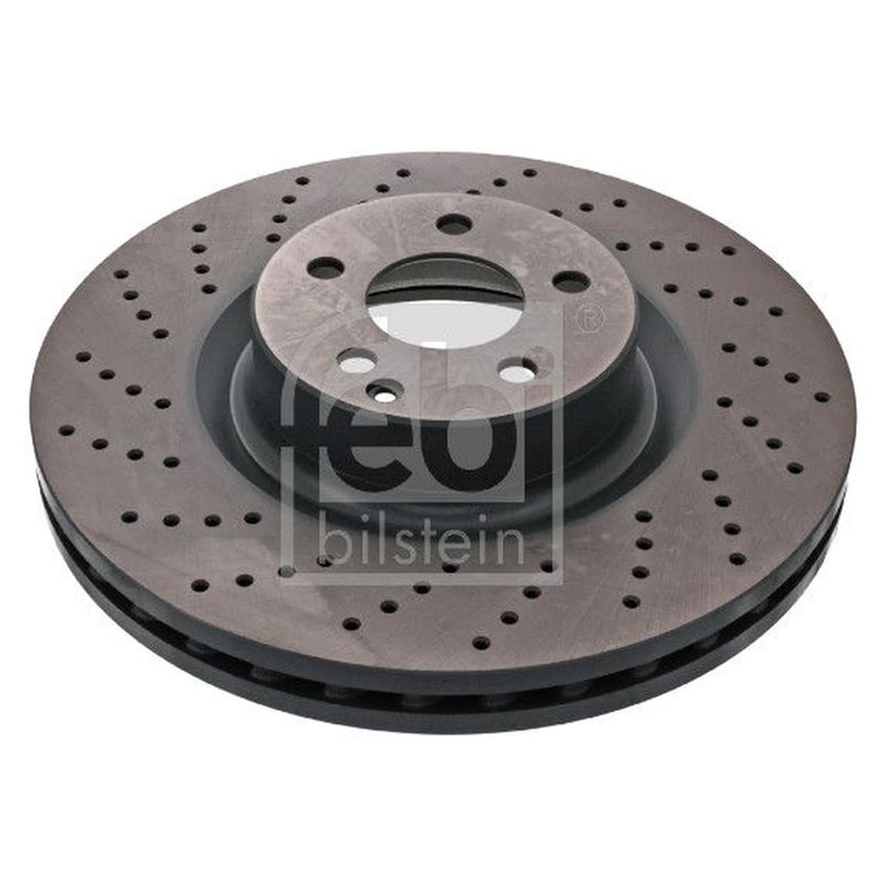 Febi 2 x Perforated/Vented Front Brake Discs 44145