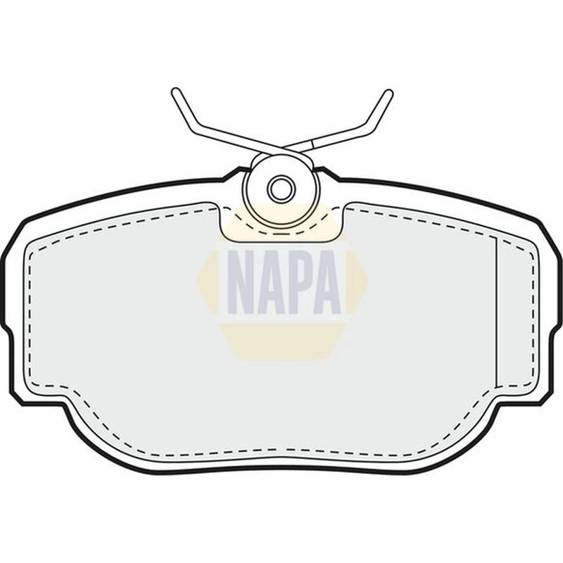 NAPA Rear Brake Pad Set NBP1658