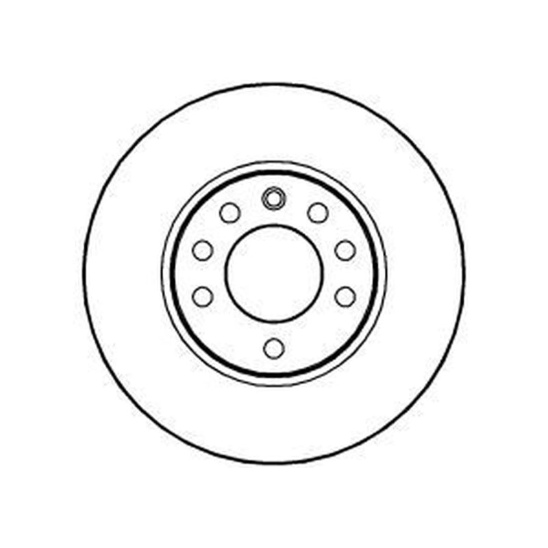 Abtex 2 x Vented Front Brake Discs BD826V