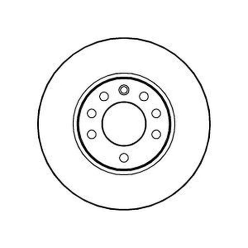 Abtex 2 x Vented Front Brake Discs BD826V