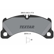 Textar Front Brake Pad Set 2570101