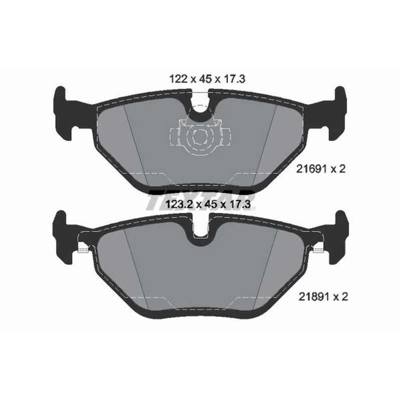 Textar Rear Brake Pad Set 2169103