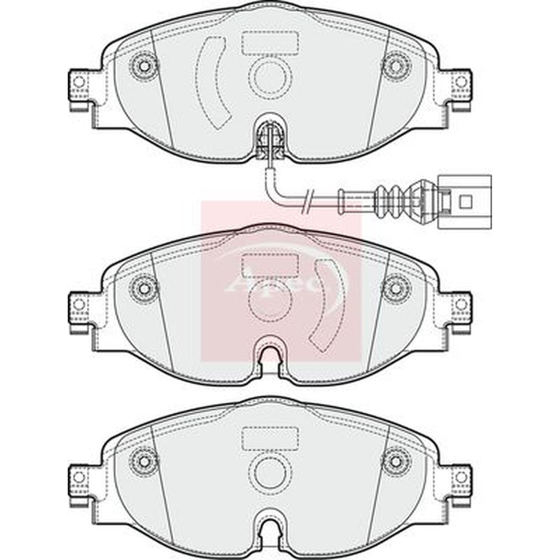 Apec Front Brake Pad Set PAD1902