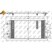 NRF Air Conditioning Condenser 35916