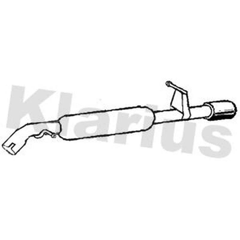 Klarius Box With Tail Pipe Rear CN779W