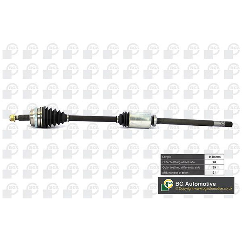 BGA CV Drive Shaft Driveshaft Front Right DS7335RA