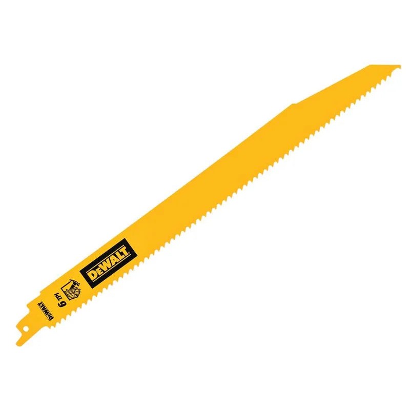 DEWALT Power Tools Bi-Metal Wood Demolition Reciprocating Blade x 6