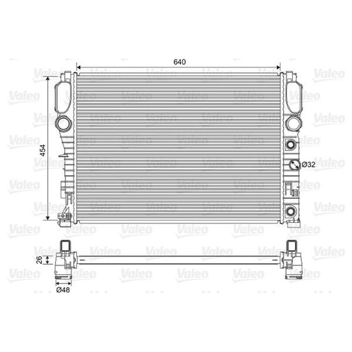 Valeo Engine Radiator 701575