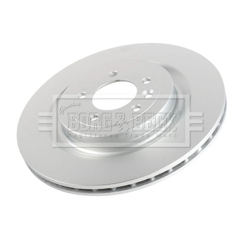 Borg & Beck 2 x Vented Rear Brake Discs BBD6107S