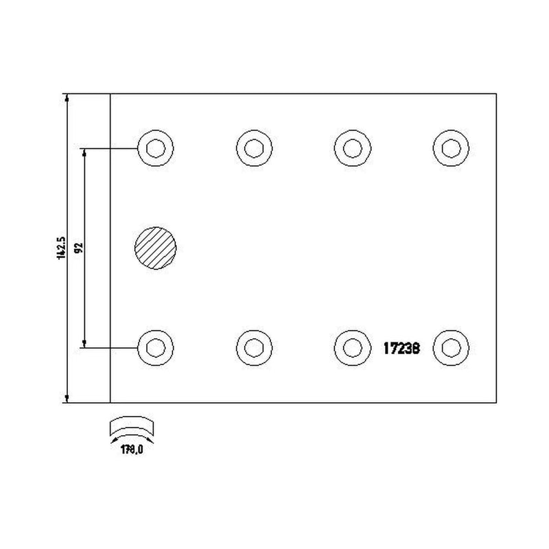 DON Don Cv Brake Lining Set MP302S7115