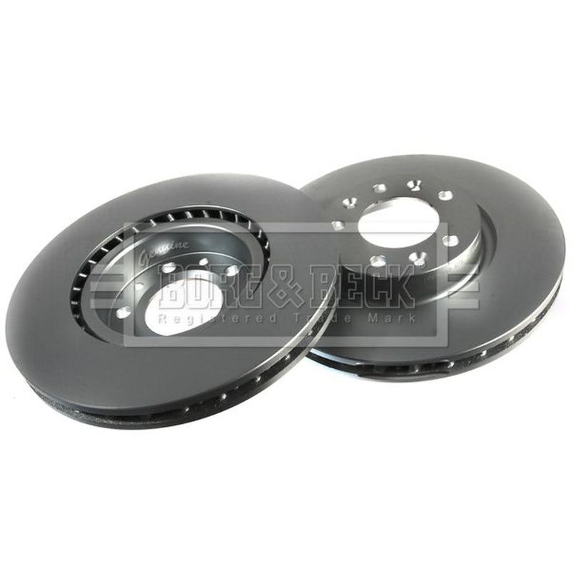 Borg & Beck 2 x Vented Front Brake Discs BBD5352