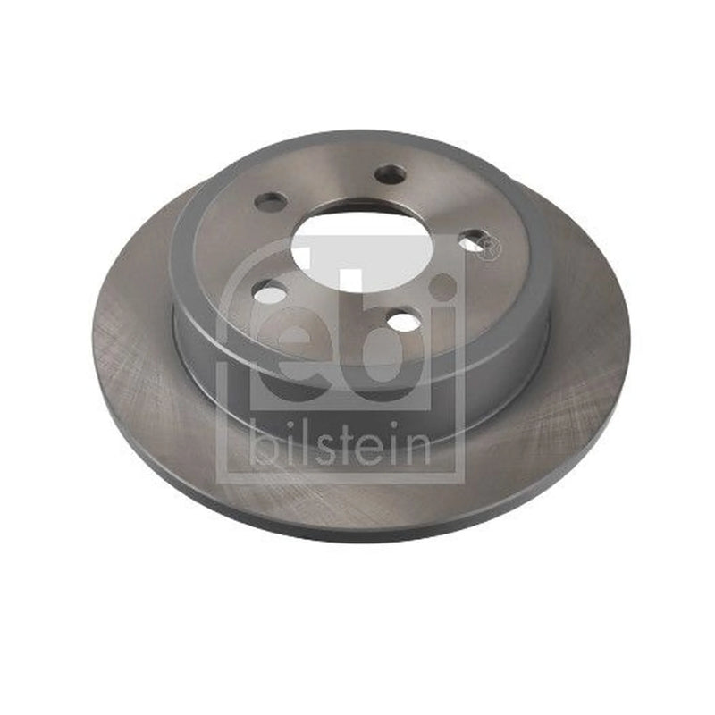 Febi 2 x Solid Rear Brake Discs 108468