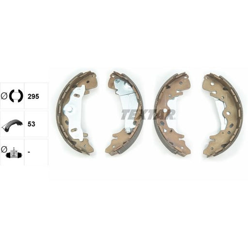 Textar Brake Shoe Set Axle Kit 91065800