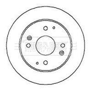 Borg & Beck 2 x Solid Rear Brake Discs BBD5071