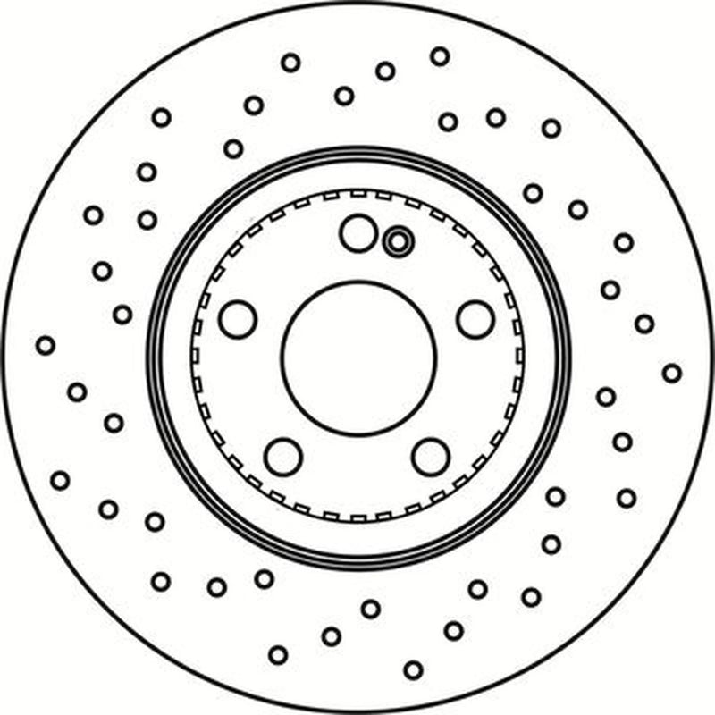 Abtex 2 x Vented Front Brake Discs BD2016V