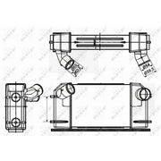 NRF Intercooler (Charge Air Cooler) 30355