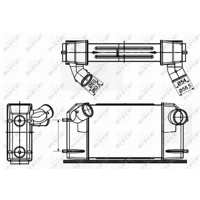 NRF Intercooler (Charge Air Cooler) 30355