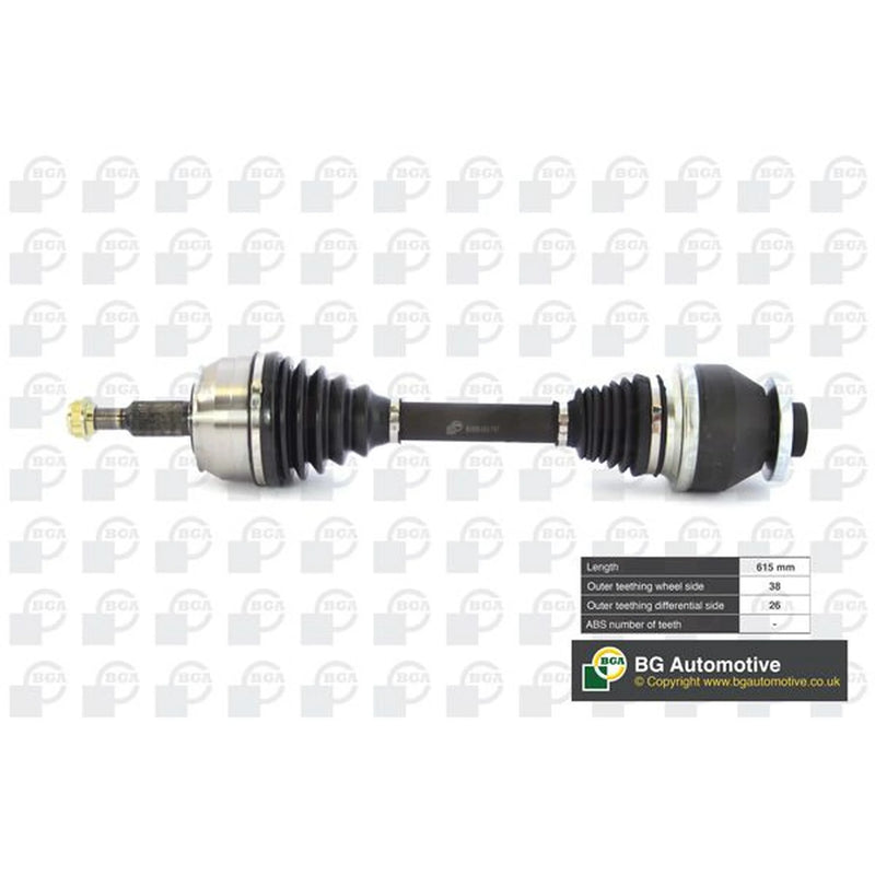 BGA CV Drive Shaft Driveshaft Front Left DS9640L