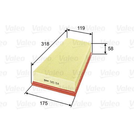 Valeo Engine Air Filter 585164