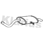 Klarius Box With Tail Pipe Rear RN989X