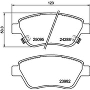 DON Front Brake Pad Set PCP1057